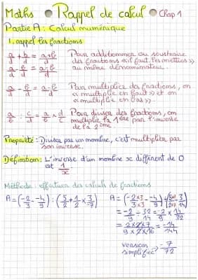 Know Rappel de calcul et théorème de Pythagore et Thales  thumbnail