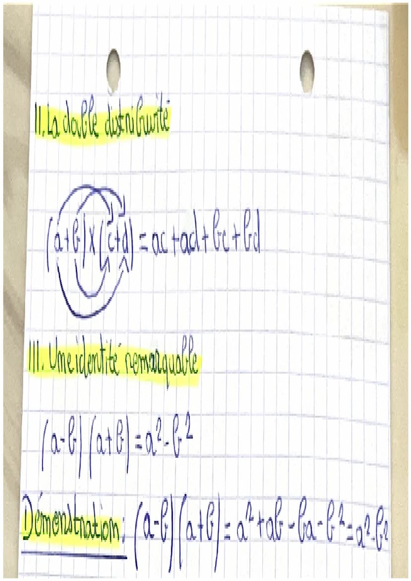 Maths • Rappel de calcul Chap. 1
•
Partie A: Calcul numérique
1. nappel les fractions
£ + b = a+b Pour additiommer ou soustraire
व
des fract