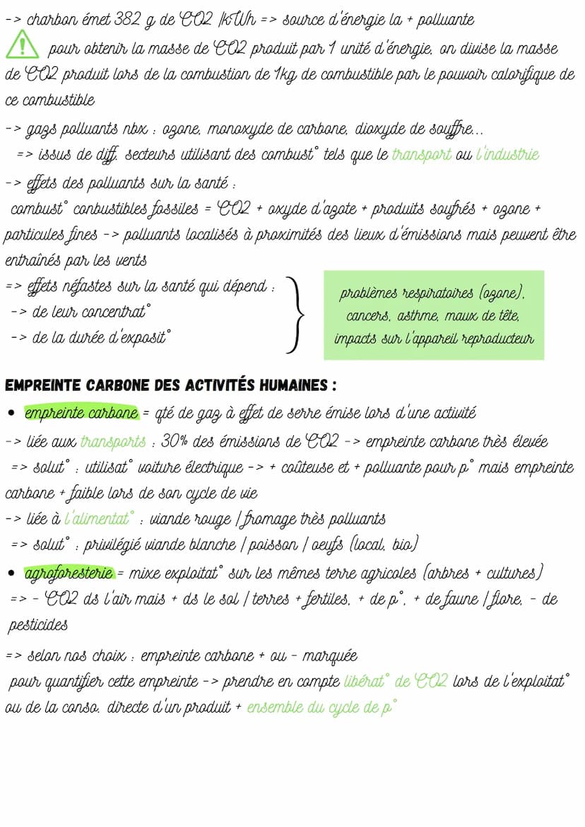 CHAPITRE 1: ENERGIE, DÉVELOPPEMENT ET FUTUR CLIMATIQUE
SOURCES D'ÉNERGIE PRIMAIRE (= FORME NATURELLE, AVANT EXPLOITAT° HUMAINE) :
• disponib