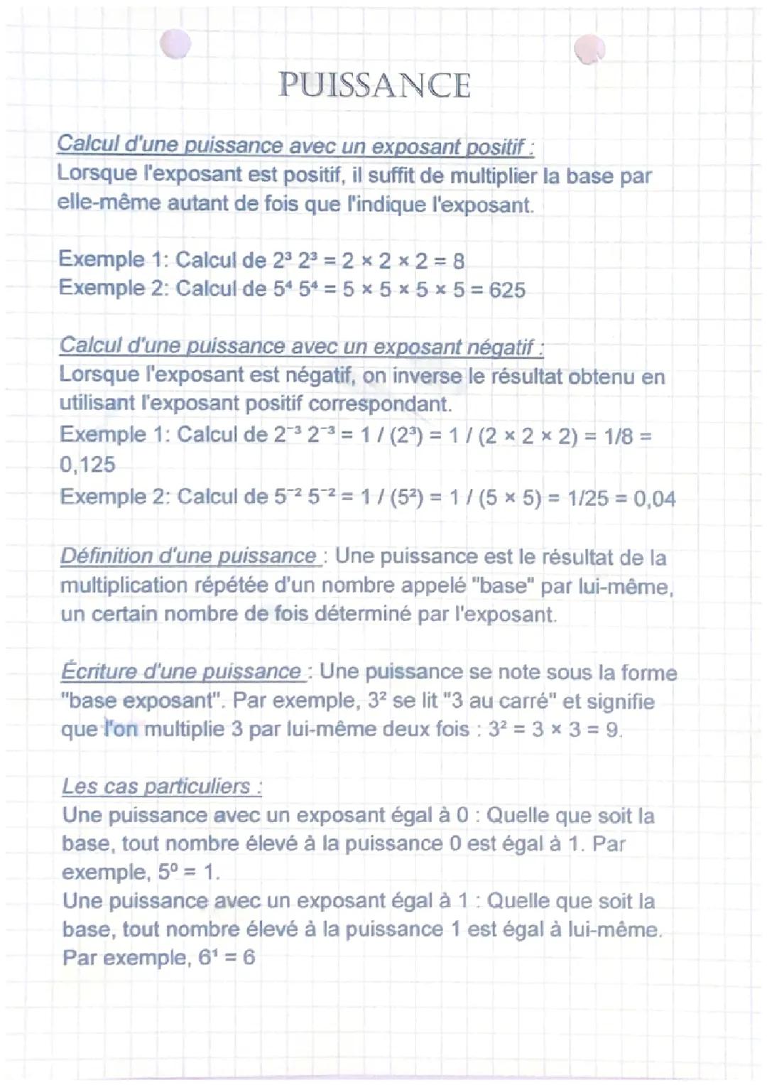 Apprends à Calculer avec les Puissances et la Notation Scientifique
