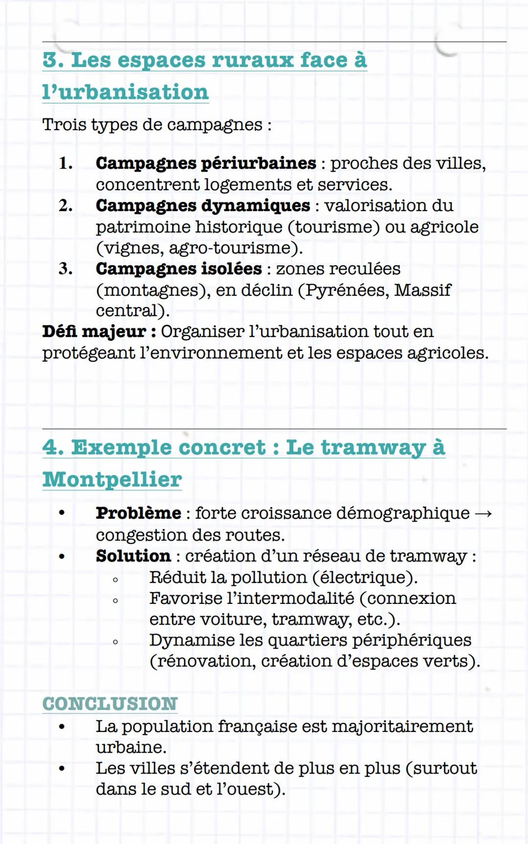 Géographie:
Les aires urbaines en France
Introduction
•
•
Plus de 85% des Français vivent en ville: la
France est un pays urbain.
Problème l