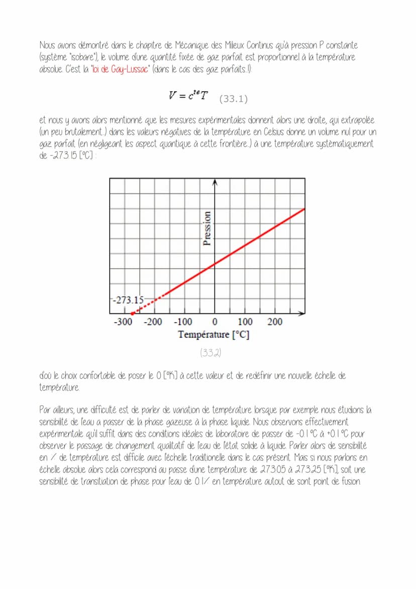 • La thermoclynamique •
La thermodynamique" est la partie de la physique qui traite des relations permettant de déterminer
formellement les 