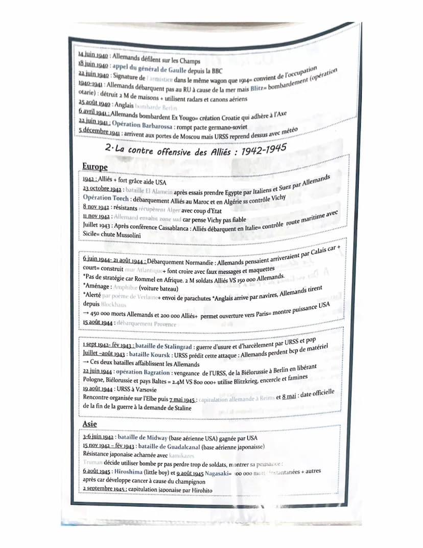 HISTOIRE GEOGRAPHIE
Chapitre 3: La seconde guerre mondiale
Introduction
Seconde guerre mondiale: conflit armé à l'échelle planétaire du 1 se
