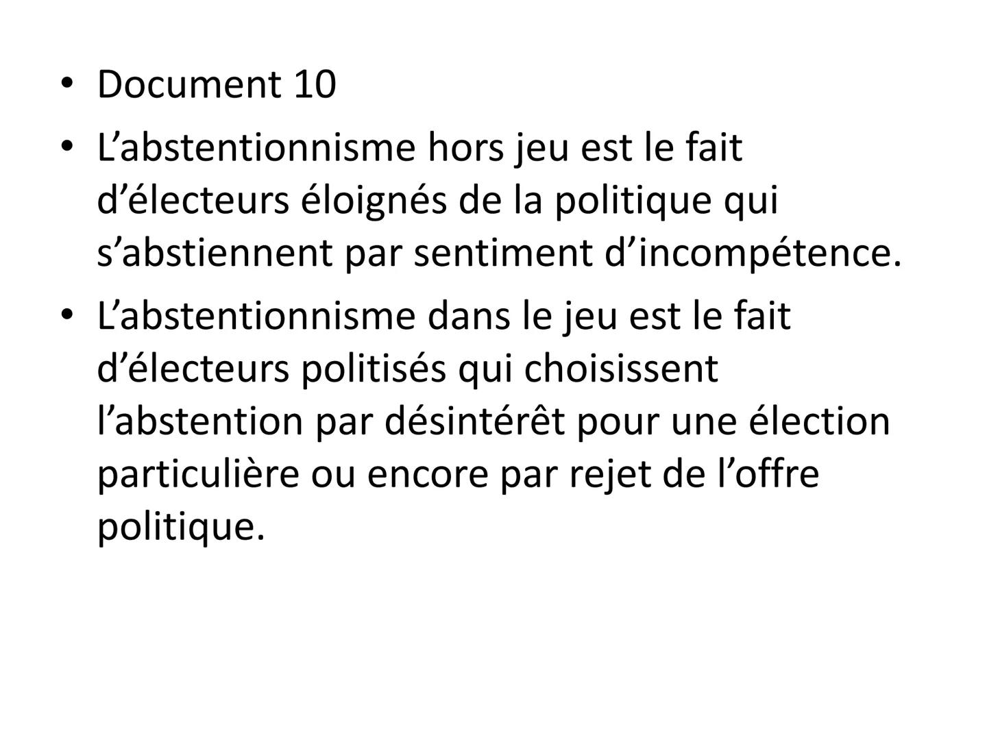 Chapitre 6 : Voter : une affaire
individuelle ou collective?
Introduction
L'instauration du suffrage universel a permis à
l'ensemble des cit