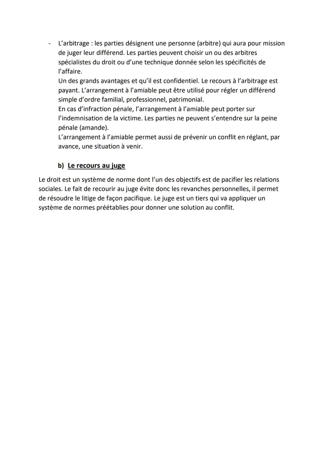 Chapitre 4) Le litige
Objectif du chapitre :
Déterminer au moyen d'une argumentation circule si le litige est causé par un acte
ou par un fa