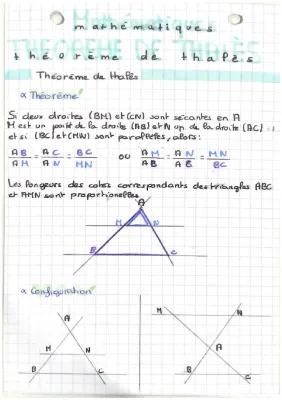 Know Théorème de Thalès thumbnail