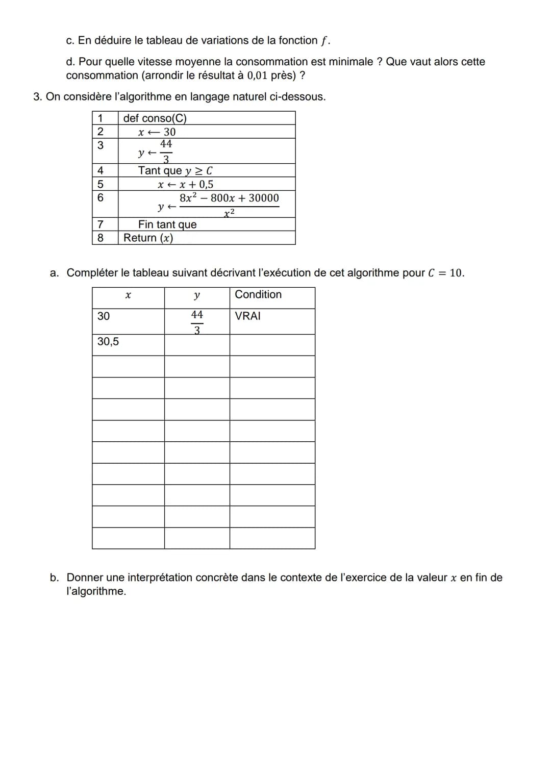 
<h2 id="polynmeduseconddegr">Polynôme du second degré</h2>
<ol>
<li>Déterminer le tableau de signes de la fonction f(x) = -3x² - 4x + 7.</l