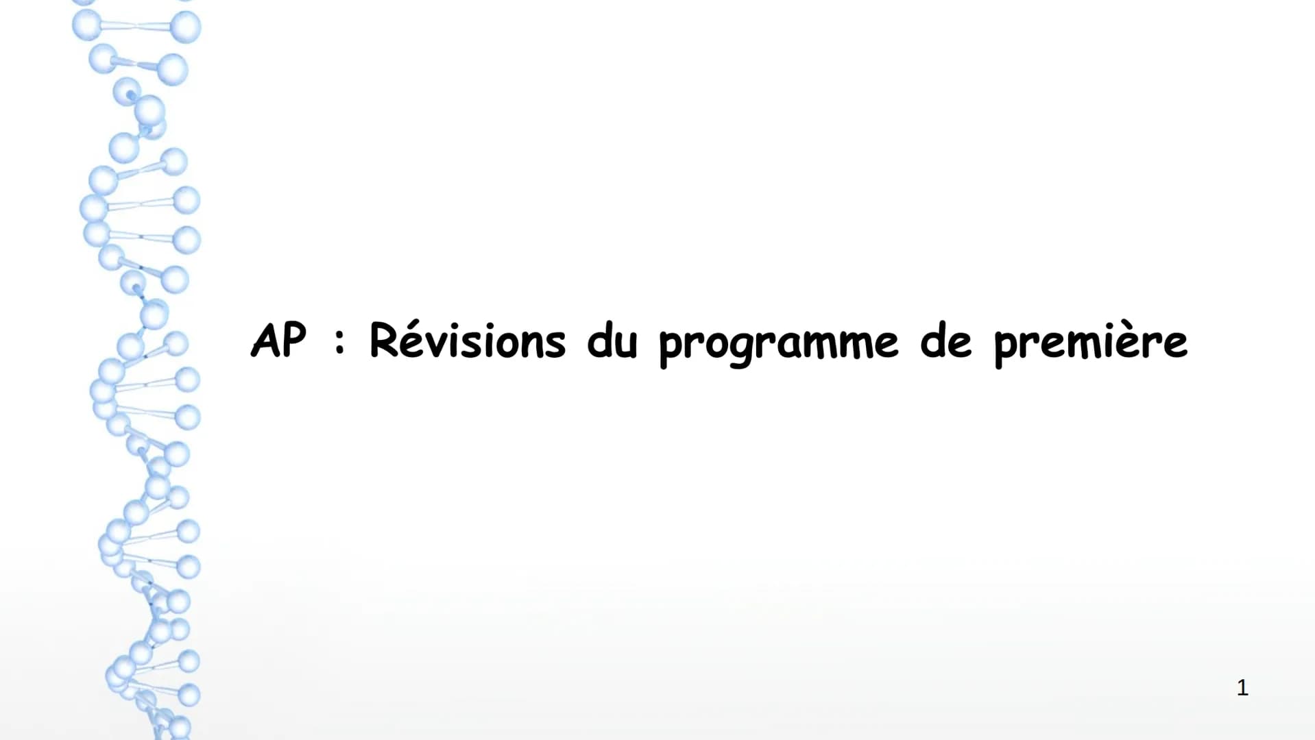 AP: Révisions du programme de première
1 Thème 1 : Les molécules biologiques
I-Notion de monomère et de polymère :
*Un polymère est une gran