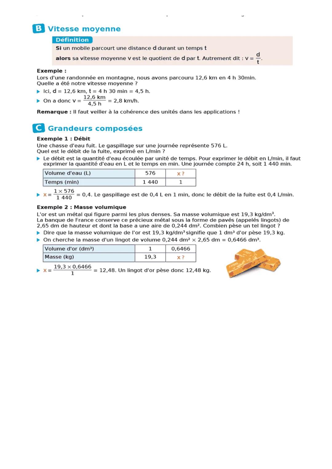 Propriété
Dans un tableau de proportionnalité dont on connait trois valeurs a, b et c,
on peut déterminer la valeur manquante x.
Grandeur 1
