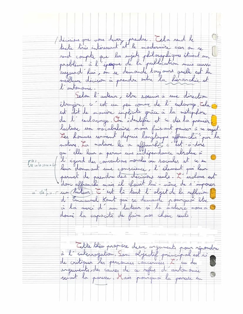 Imad
1 тог
D
15
Indance
بانان
линих
approximo hour upendant
à vour
arreter
гуре
Commentaire:
Une ex
explication de texte approfondie
qui s'e
