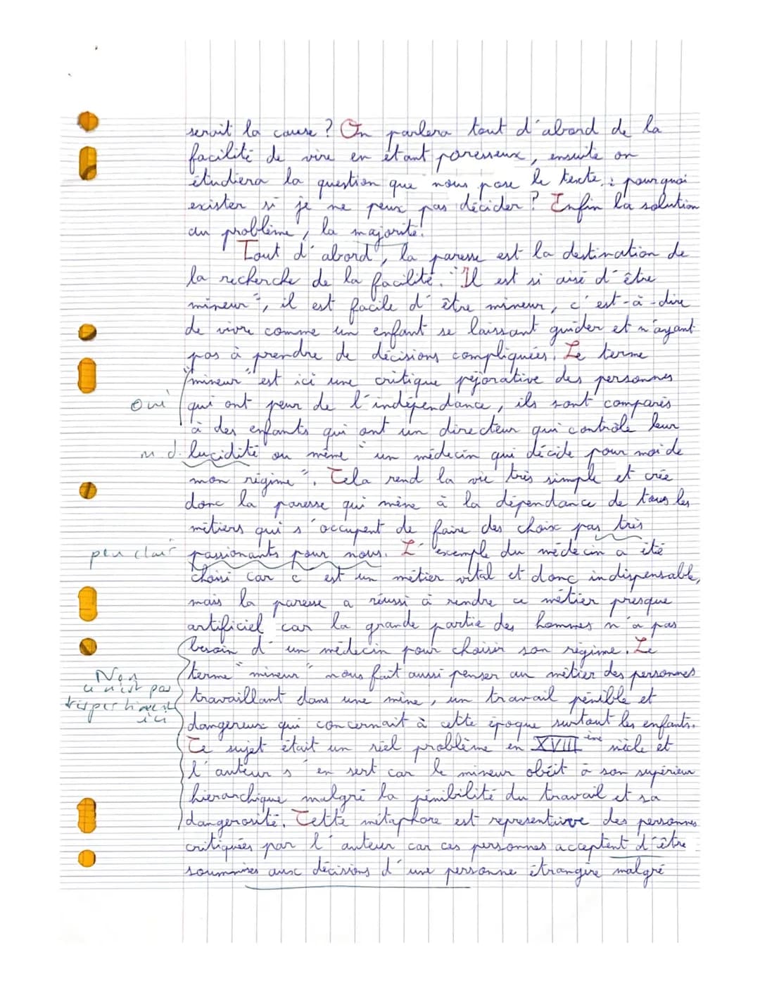 Imad
1 тог
D
15
Indance
بانان
линих
approximo hour upendant
à vour
arreter
гуре
Commentaire:
Une ex
explication de texte approfondie
qui s'e