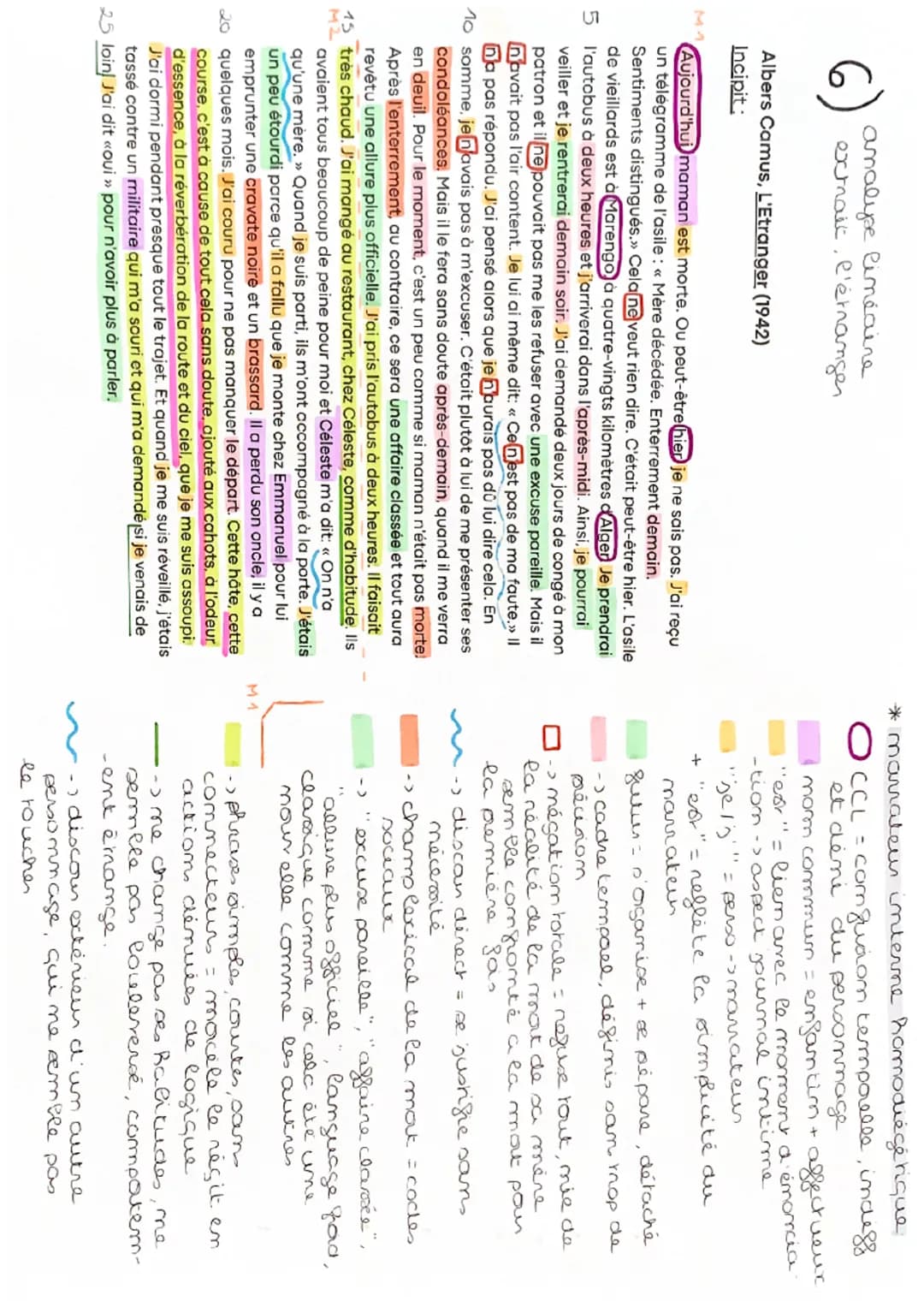 extrait m² 6
☆ "incial", ('Ernanger, Allert Camus
Cigna)
"1
INTRODUCTION
Allers Camus écrit
l'Ernangen
en 1942 et affirme que l'oeurne
fait 