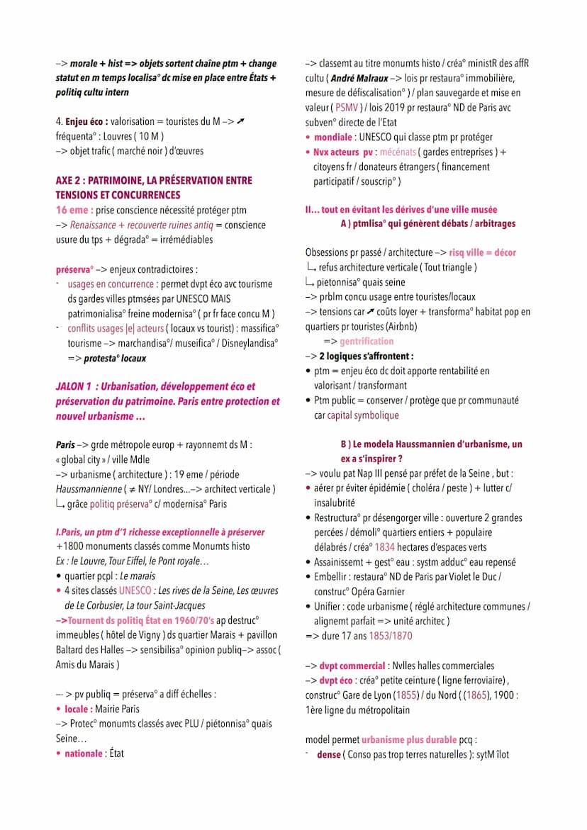THEME 4: IDENTIFIER, PROTEGER ET VALORISER LE
PATRIMOINE : ENJEUX GEOPOLITIQUES
introduction :
• enjeux géopolitique: attractivité/ rayonnem