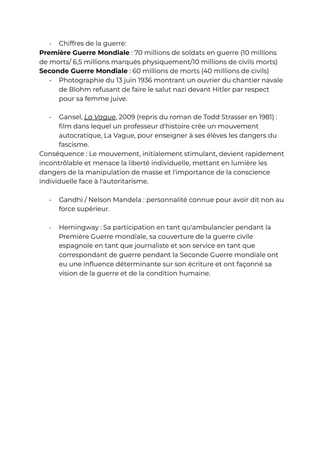 Histoire et violence
Définition:
Histoire étymologie = historia (enquête), ensemble des événements et des
actions humaines/récit fictif ou r