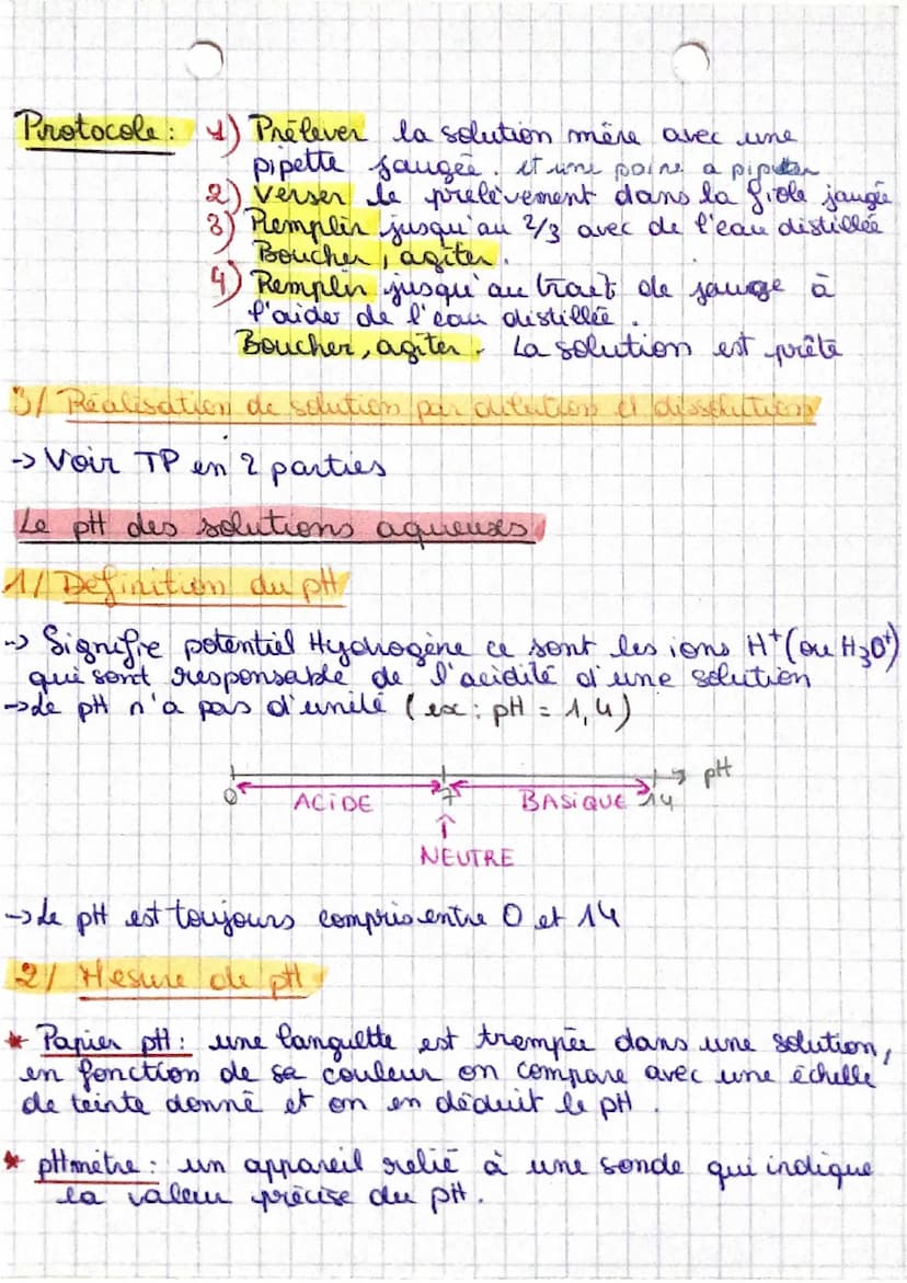 Thelenis it
Securia
solutions aqueuses
La quantité de matière "n"
La
quantité de matière se note `n", elle s'exprime en
mole.
C'est un nombr