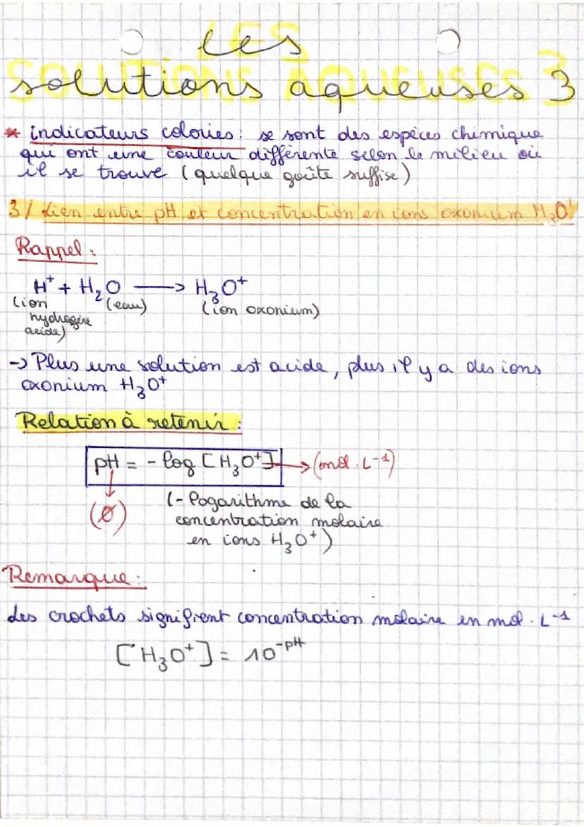 Thelenis it
Securia
solutions aqueuses
La quantité de matière "n"
La
quantité de matière se note `n", elle s'exprime en
mole.
C'est un nombr
