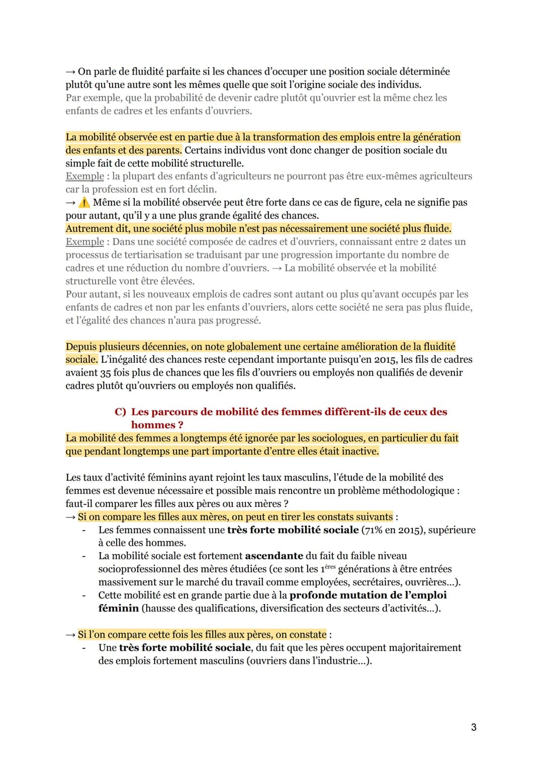 QUELS SONT LES CARACTÉRISTIQUES CONTEMPORAINES ET LES
FACTEURS DE LA MOBILITÉ SOCIALE?
Introduction: Mobilité, de quoi parle-t-on ?
Imane, d