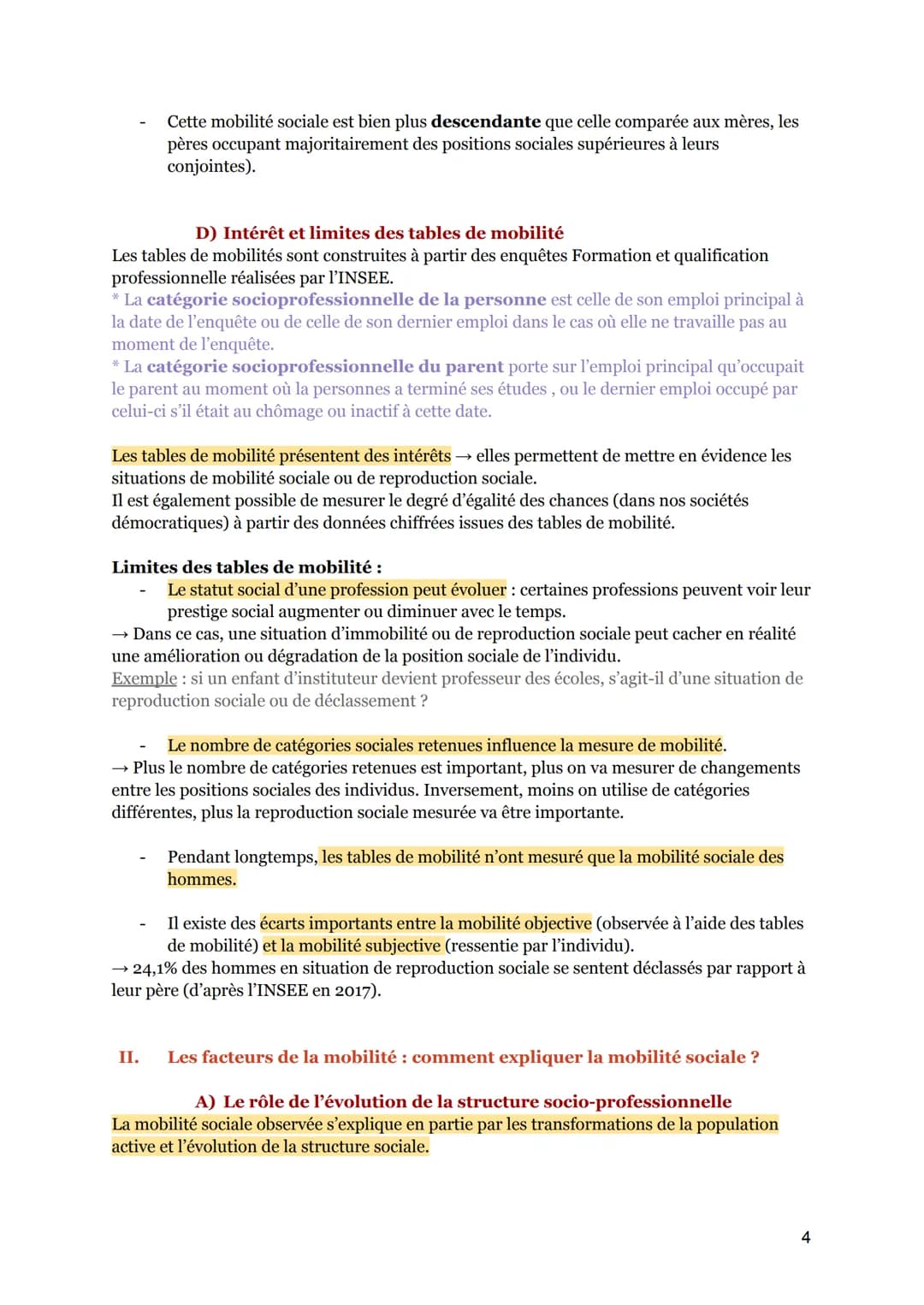 QUELS SONT LES CARACTÉRISTIQUES CONTEMPORAINES ET LES
FACTEURS DE LA MOBILITÉ SOCIALE?
Introduction: Mobilité, de quoi parle-t-on ?
Imane, d
