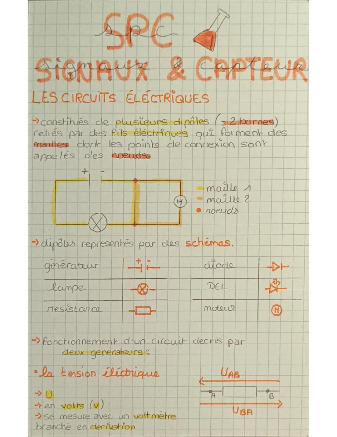 Signaux & capteur 