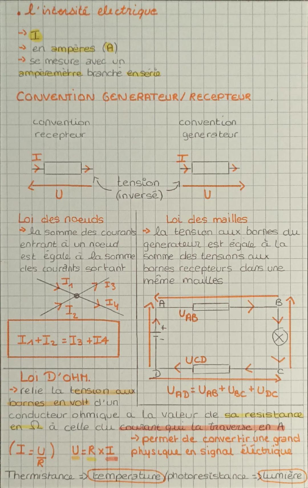 SPE
SIGNAUX & CAPTEUR
LES CIRCUITS ELECTRIQUES
→constitués de plusieurs dipôles (= 2 bornes)
reliés par des fils électriques qui forment des