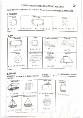 Know Formule | Perimètre, Aire et Volume  thumbnail