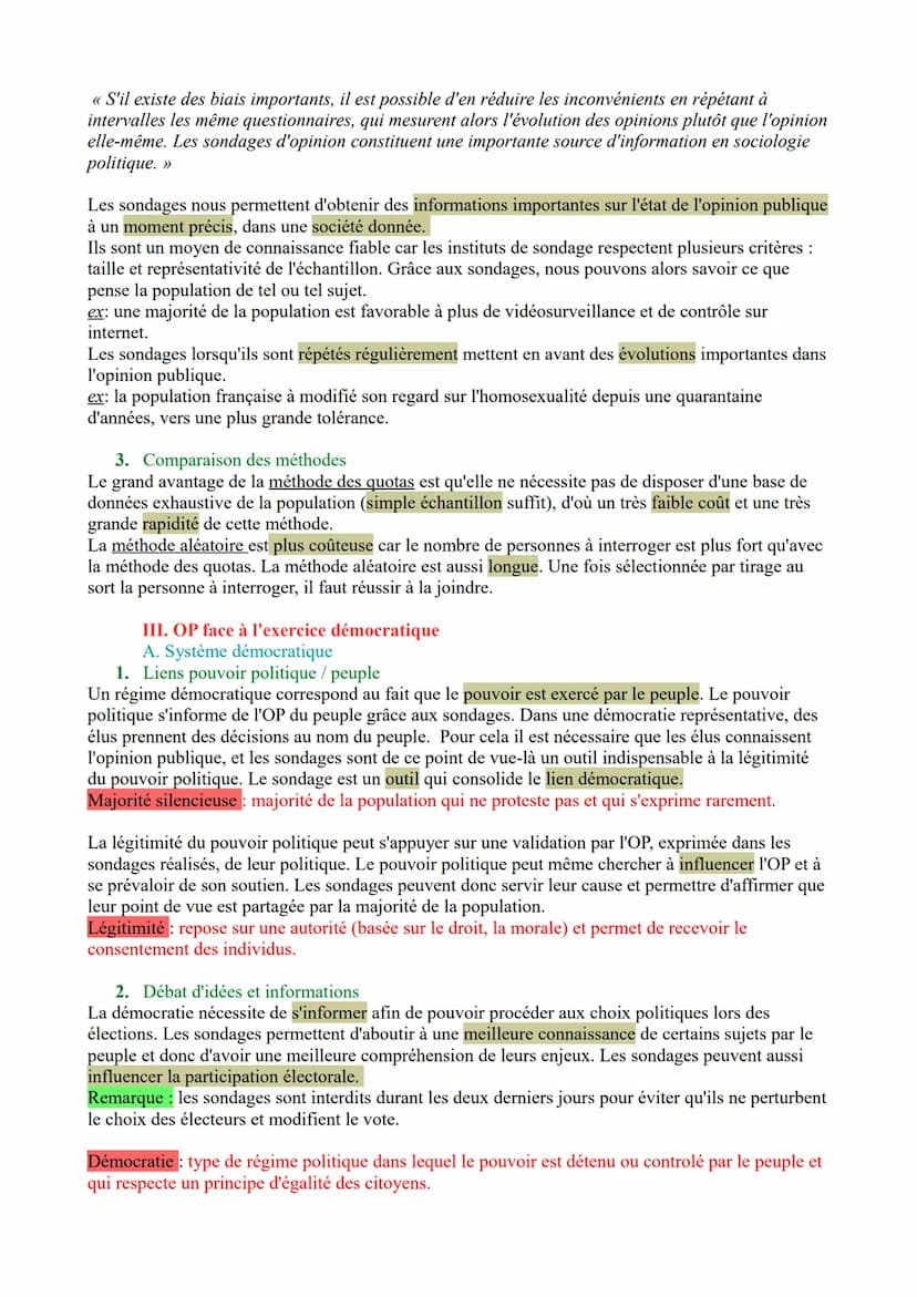 Cours SES <<Comment se forme et s'exprime l'opinion publique >>
I. émergence de l'opinion publique
A. construction historique du concept
1. 