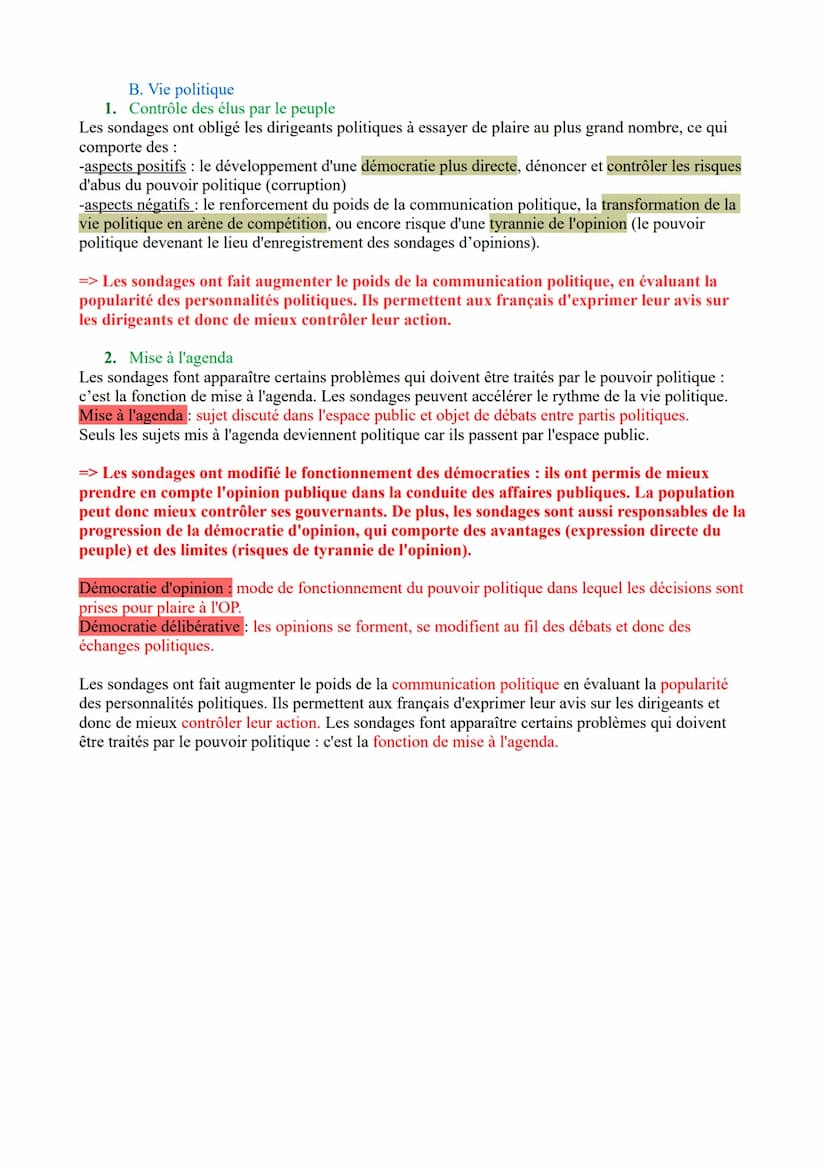Cours SES <<Comment se forme et s'exprime l'opinion publique >>
I. émergence de l'opinion publique
A. construction historique du concept
1. 