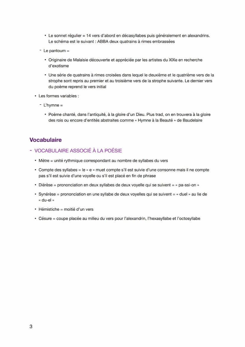 Jeudi 15 juin 2023
Écrit de Français
Fiche n°4 sur
La poésie
AMORCE: Né dans l'antiquité, ce genre utilise souvent la versification et les j