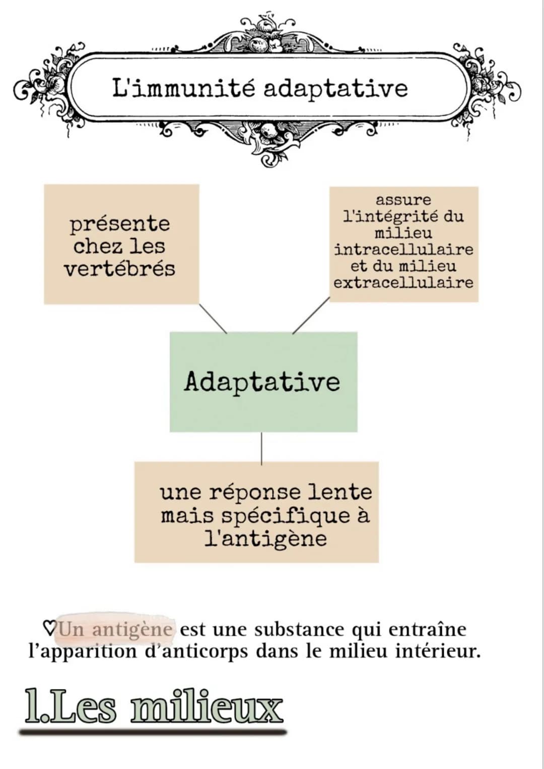 FREE
****
L'immunité adaptative
présente
chez les
vertébrés
assure
l'intégrité du
milieu
intracellulaire
et du milieu
extracellulaire
Adapta