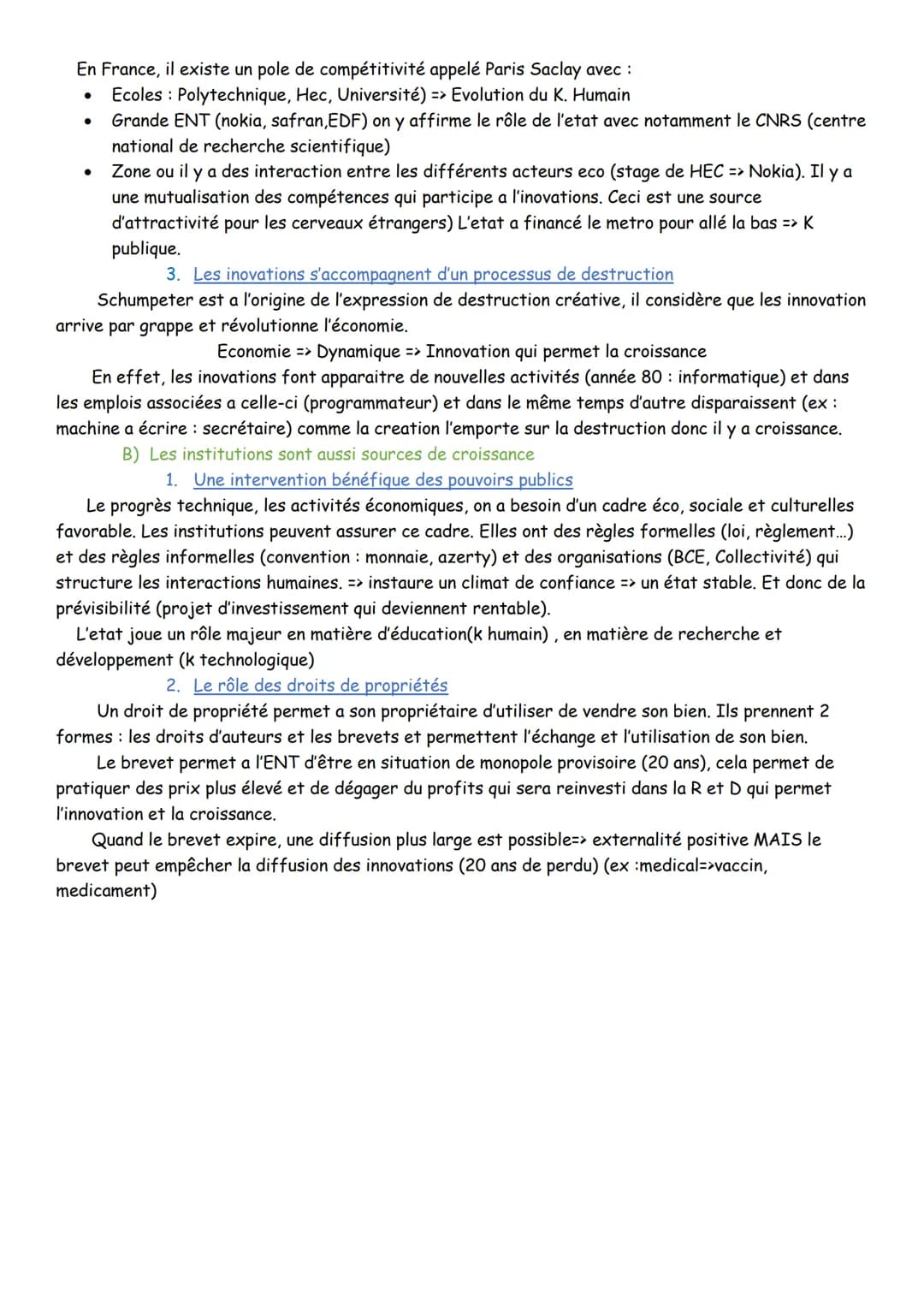 I.
A- L'augmentation du PIB mesure la croissance
Chapitre 1 : Quelles sont les défis de la croissance économique ?
Quelles sont les sources 