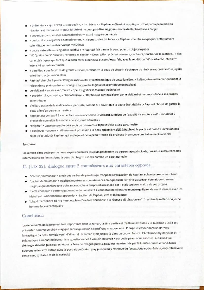 Texte 2: La Peau de Chagrin
Honoré de Balzac
Introduction
auteur: Honoré de Balzac (1799-1850) écrivain français
⚫ œuvre: la Peau de Chagrin
