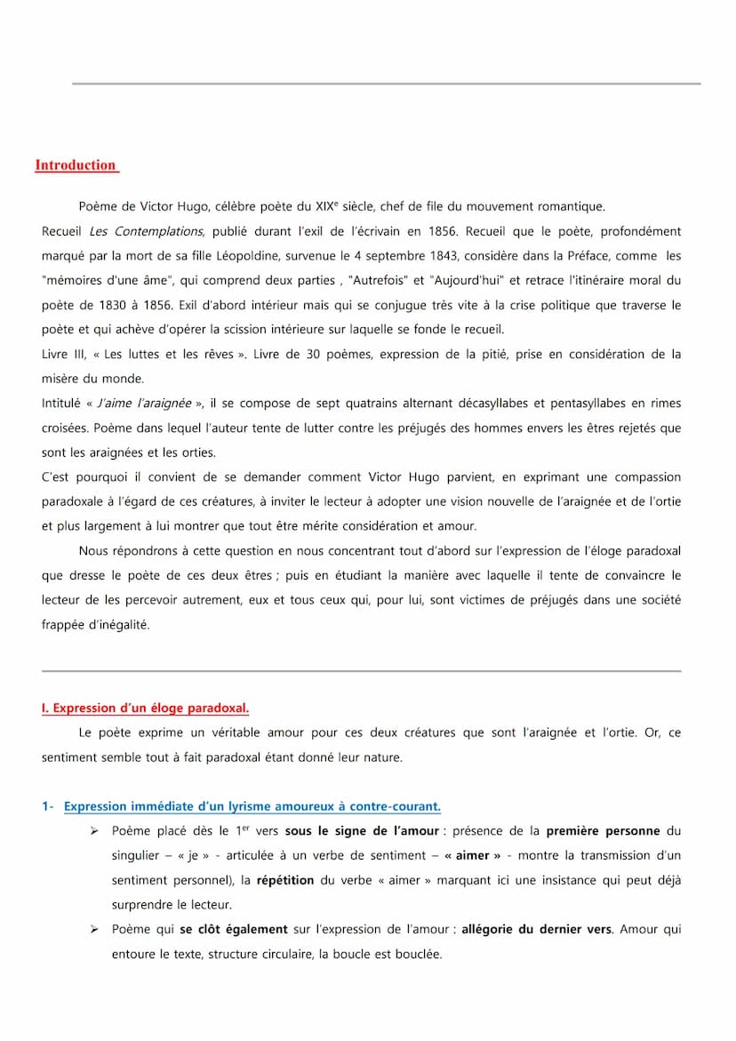 1
2
3
4
5
6
7
8
9
10
11
12
13
14
15
16
17
18
20
21
22
23
24
25
26
27
28
CORRIGE DU COMMENTAIRE COMPOSE.
Texte A - Victor Hugo (1802-1885), «