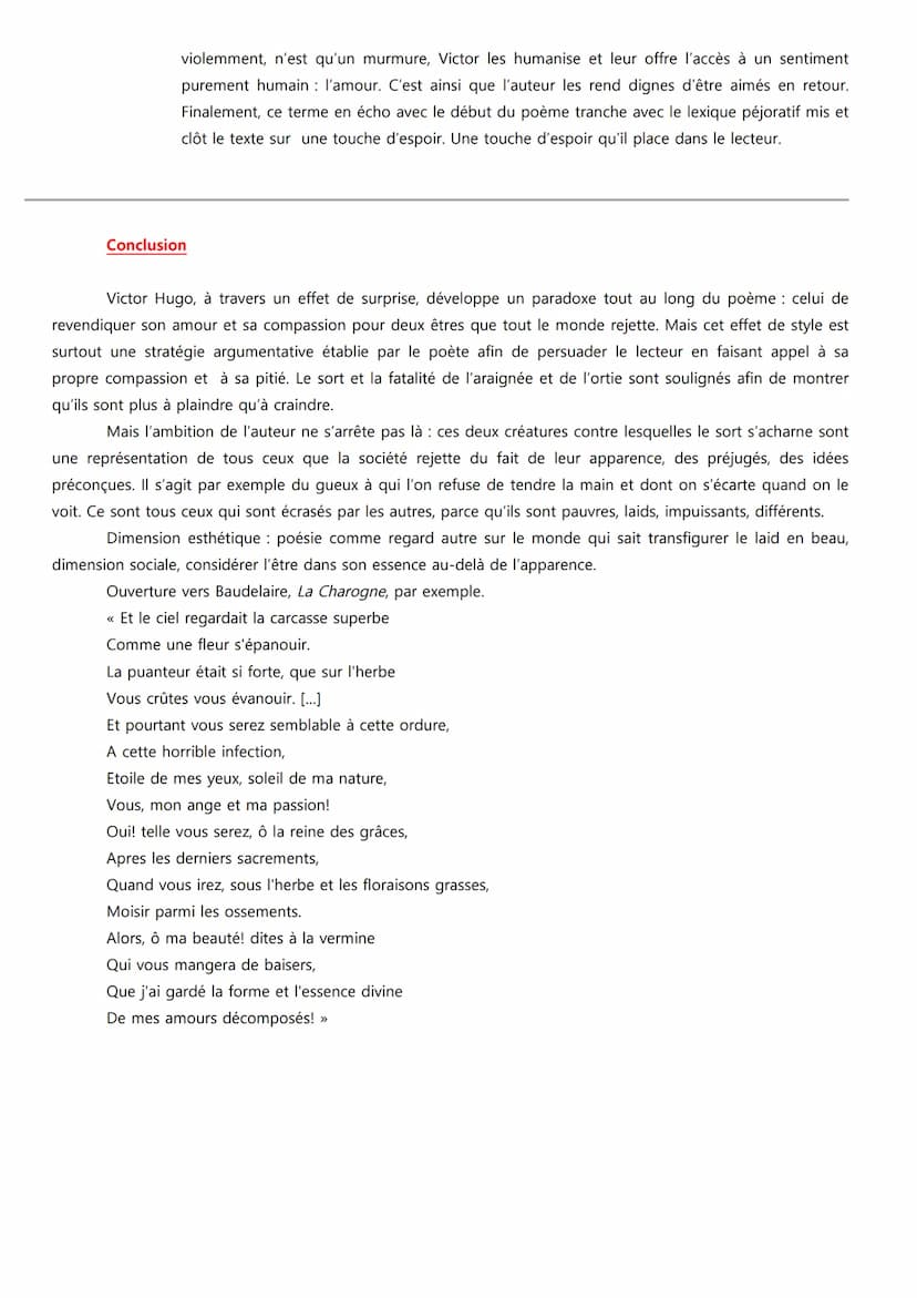 1
2
3
4
5
6
7
8
9
10
11
12
13
14
15
16
17
18
20
21
22
23
24
25
26
27
28
CORRIGE DU COMMENTAIRE COMPOSE.
Texte A - Victor Hugo (1802-1885), «