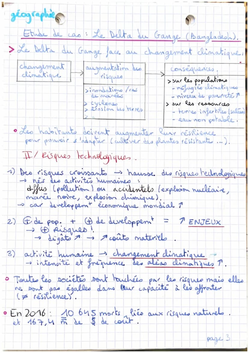 O
Geographie
Chapitre 1 : Des inégalités devant les risques
O
intro : Relations entre les sociétés et leurs milieux
exploitation, gestion, p