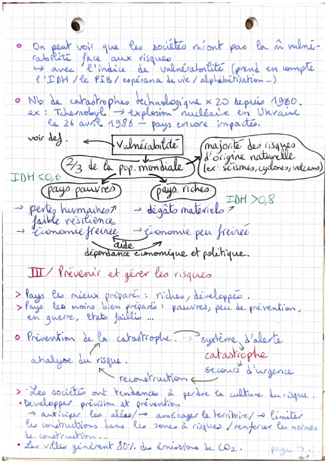 O
Geographie
Chapitre 1 : Des inégalités devant les risques
O
intro : Relations entre les sociétés et leurs milieux
exploitation, gestion, p