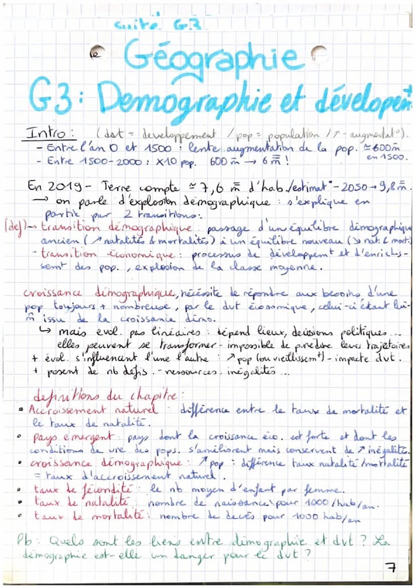 O
Geographie
Chapitre 1 : Des inégalités devant les risques
O
intro : Relations entre les sociétés et leurs milieux
exploitation, gestion, p