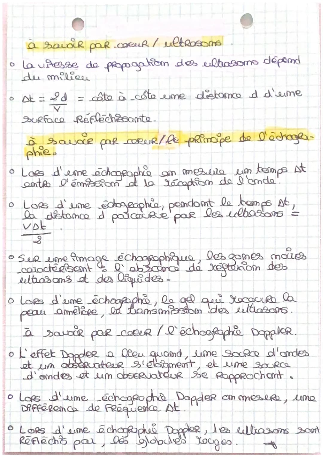L'effet Doppler
L'effet Doppler est un changement de fréquence
D'une source d'andes lorsqu'il y'a déplacement
Relatif de la source ou de l'o