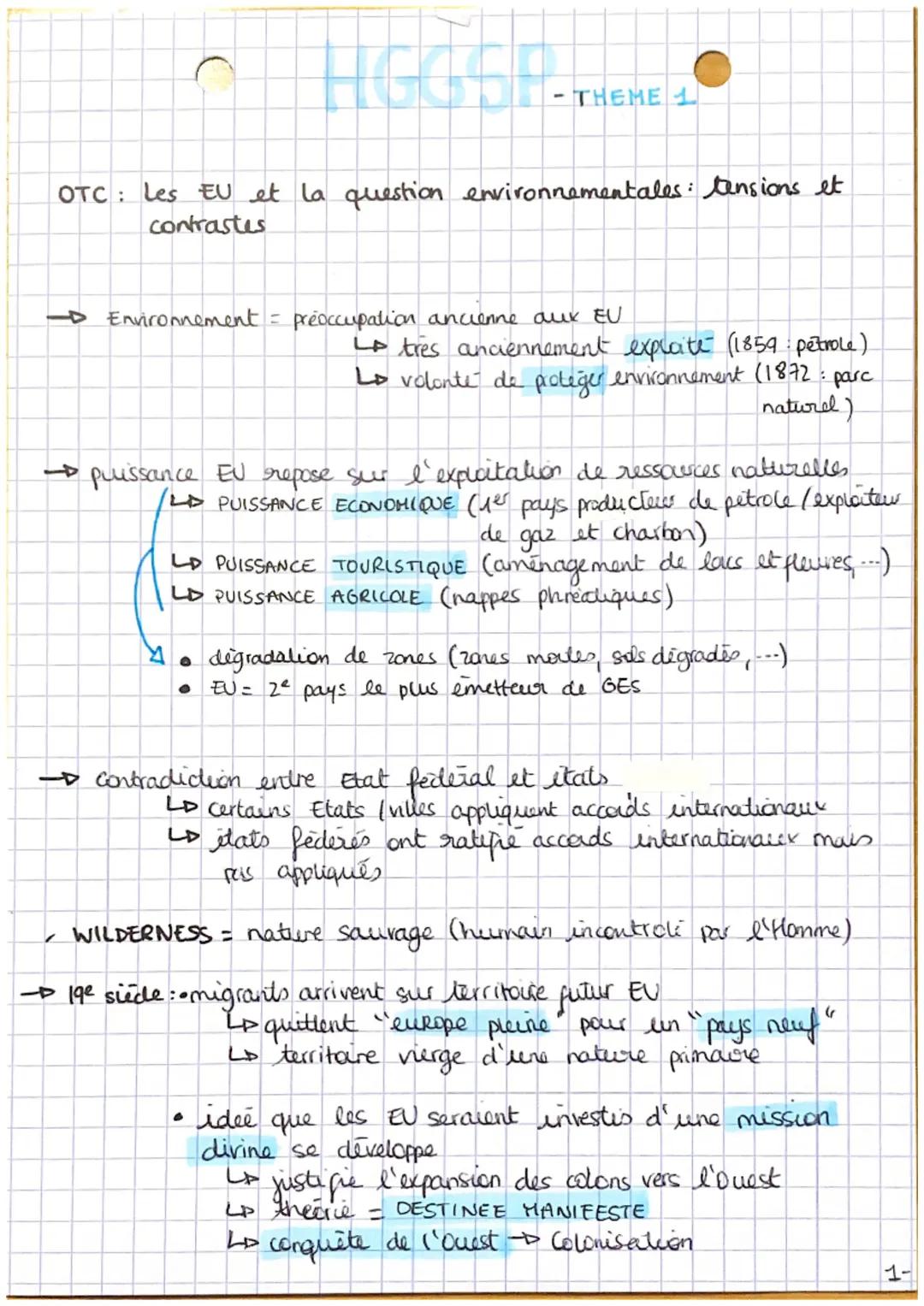 # HGGSP-THEME 1

L'environnement, entre exploitation et protection: un
enjeu planétaire.

/

INTRODUCTION

NATURE ensemble des éléments natu