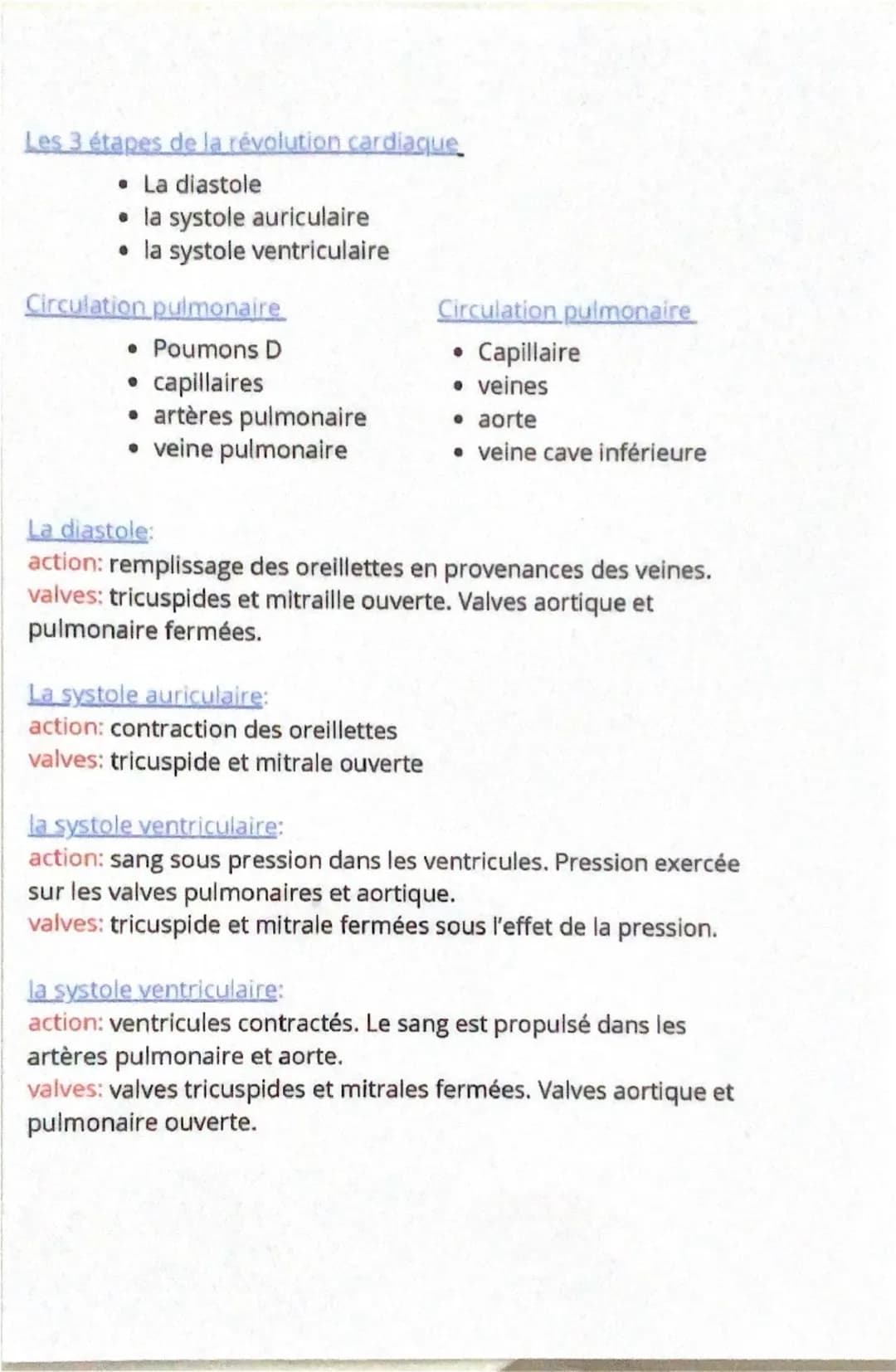 L'appreil cardiovasculaire
Schéma de la circulation du sang dans le coeur
Vone cave superieure
Arteres pulmonares
Oreillette gauche
Veines p