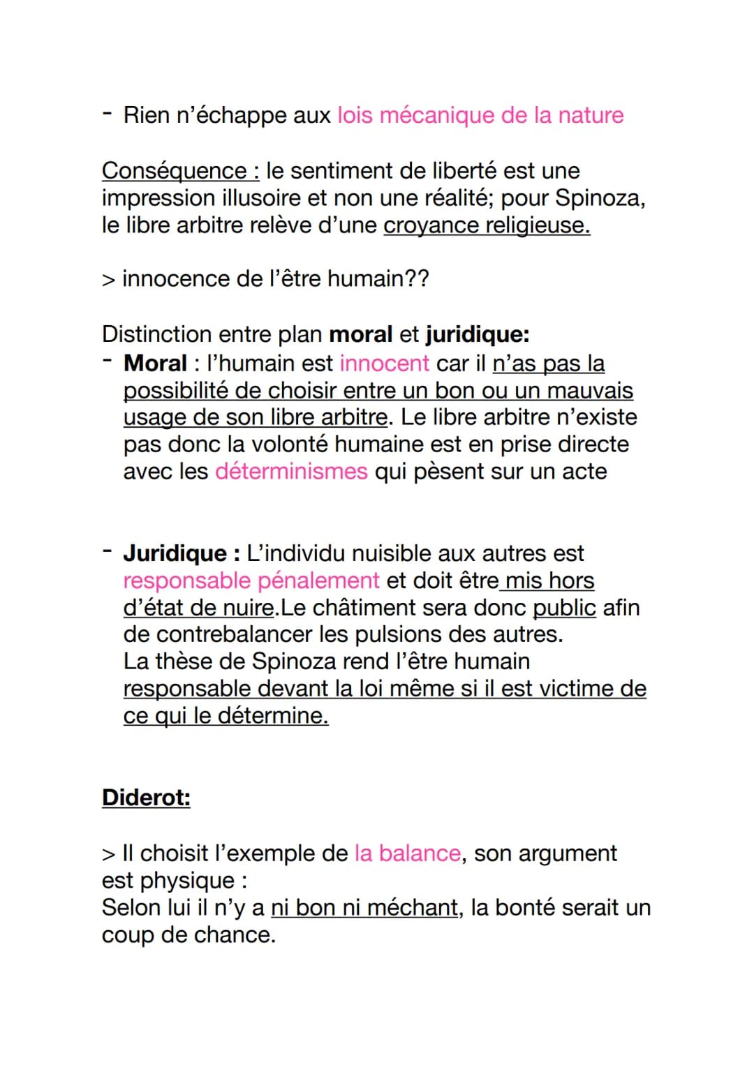 LE LIBRE ARBITRE
Definition
> libre arbitre = choix, voeux, capacité d'obtenir. Si
le libre arbitre est la possibilité de choisir alors cela