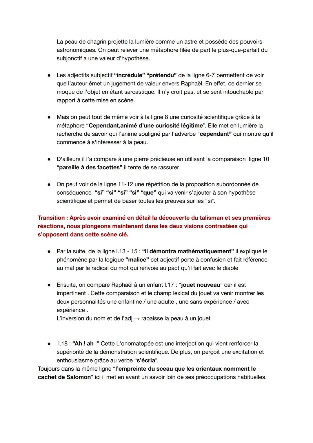 # Objet d'étude: Le roman et le récit du Moyen-âge au XXIe siècle

La découverte de la Peau, partie 1 Le talisman

- Retournez-vous, dit le 
