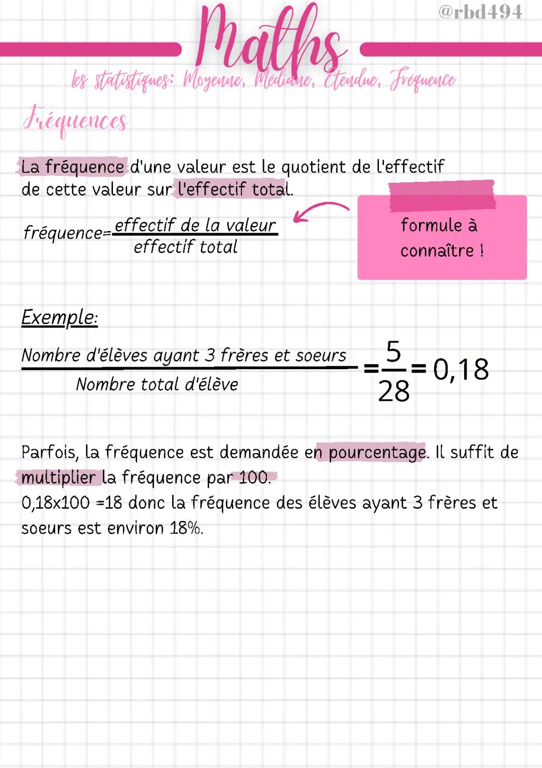 Statistiques 3ème : Cours et Exercices PDF