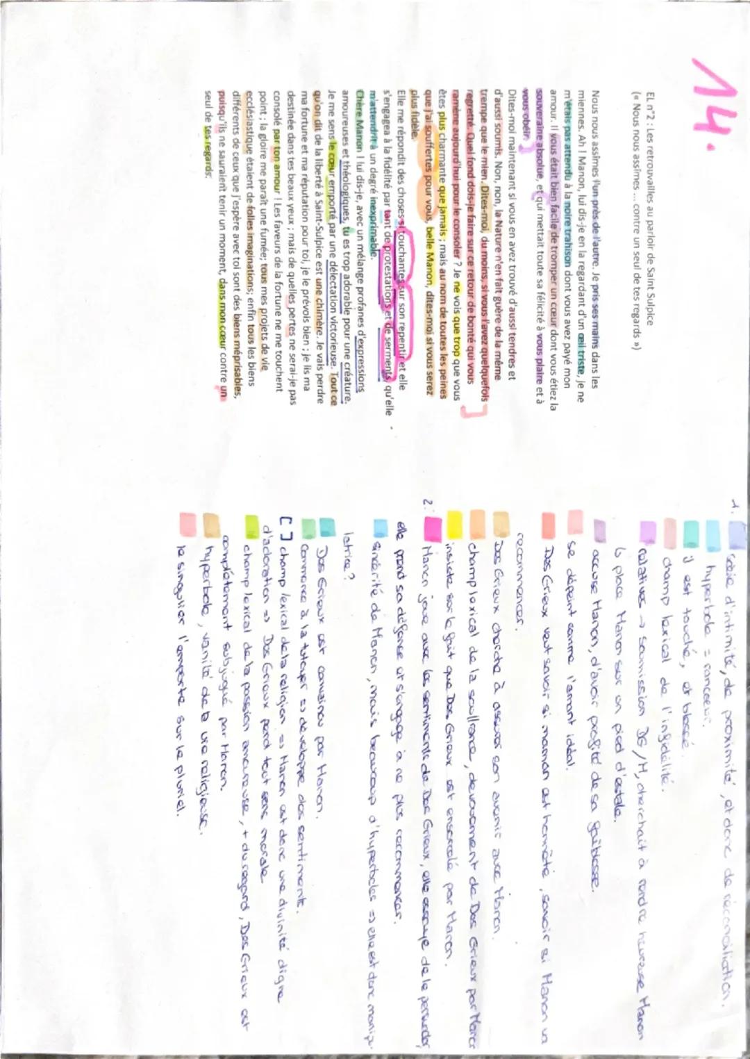 14.
EL n°2: Les retrouvailles au parloir de Saint Sulpice
(Nous nous assimes... contre un seul de tes regards)
Nous nous assimes llun près d