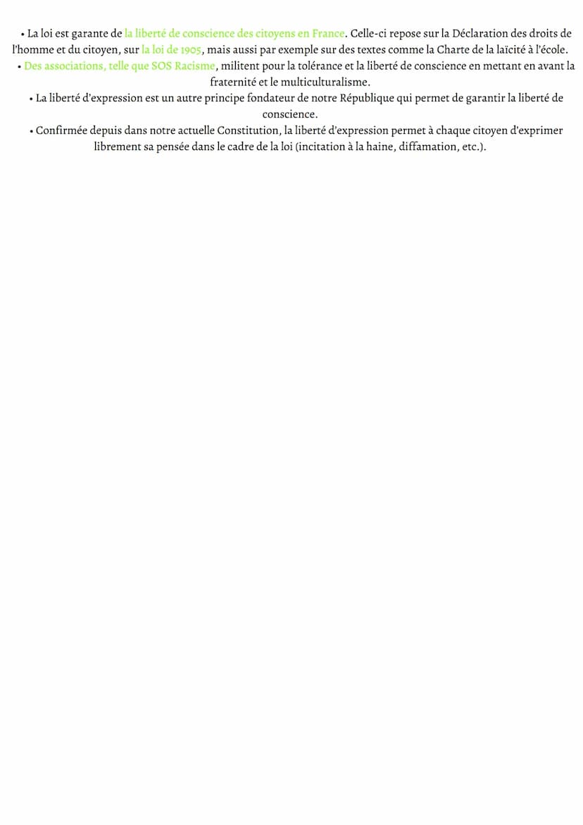 Tolérance, liberté religieuse et laïcité
Définitions:
Tolérance
capacité d'un individu et d'une société à tolérer c'est-à-dire à accepter ce