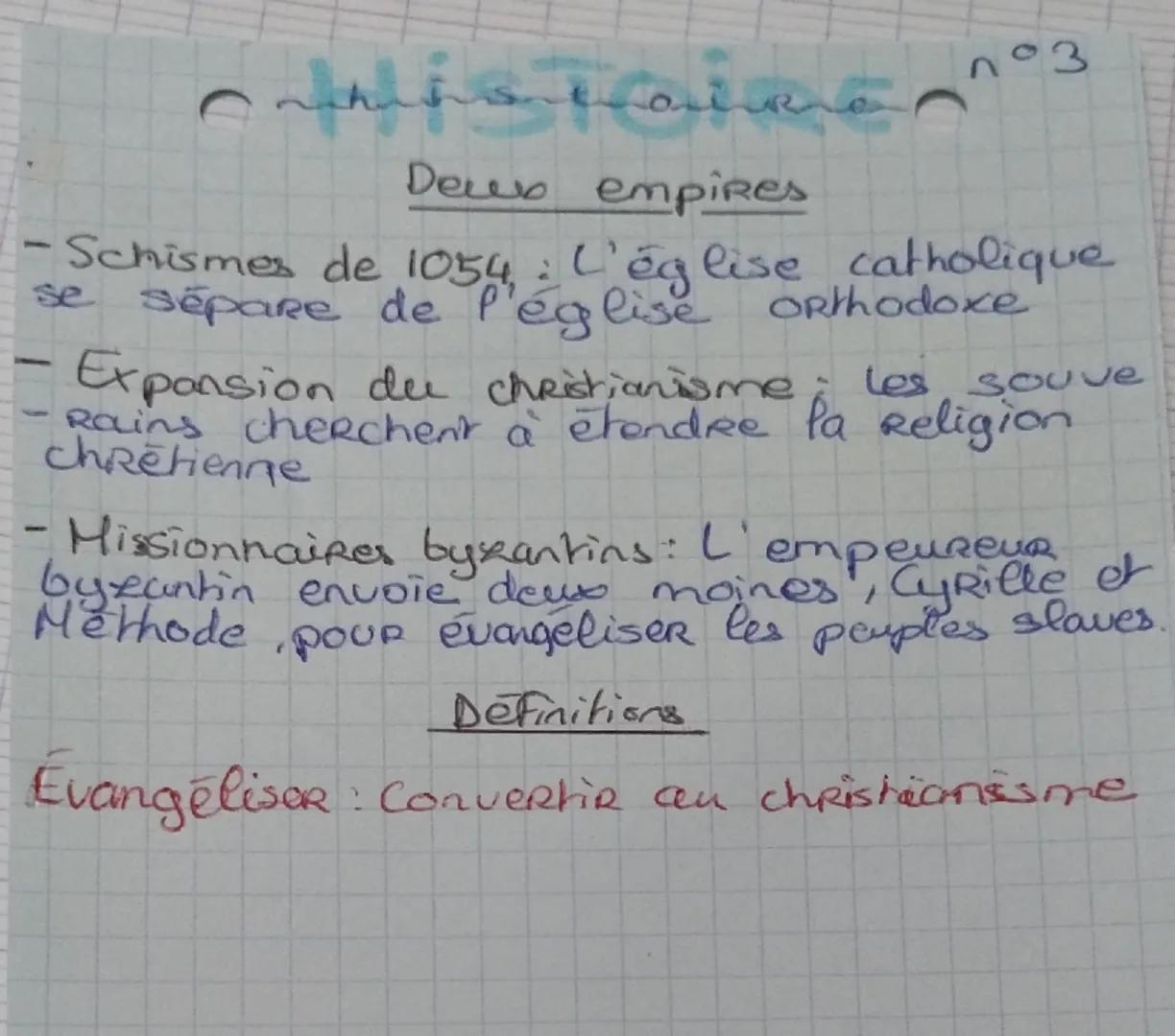 201

Resumé: Chap 1. Byzance et l'euro
-pe Carolingienne:

-L'empire bykantin est un héritier
de l'empire Romain

-L'empereur byxanten Justi