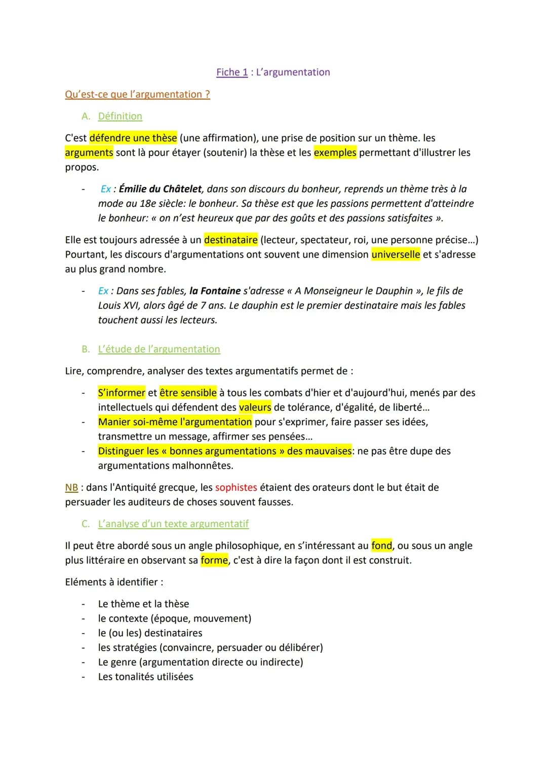 Découvre l'Argumentation : Cours et PDF Amusants