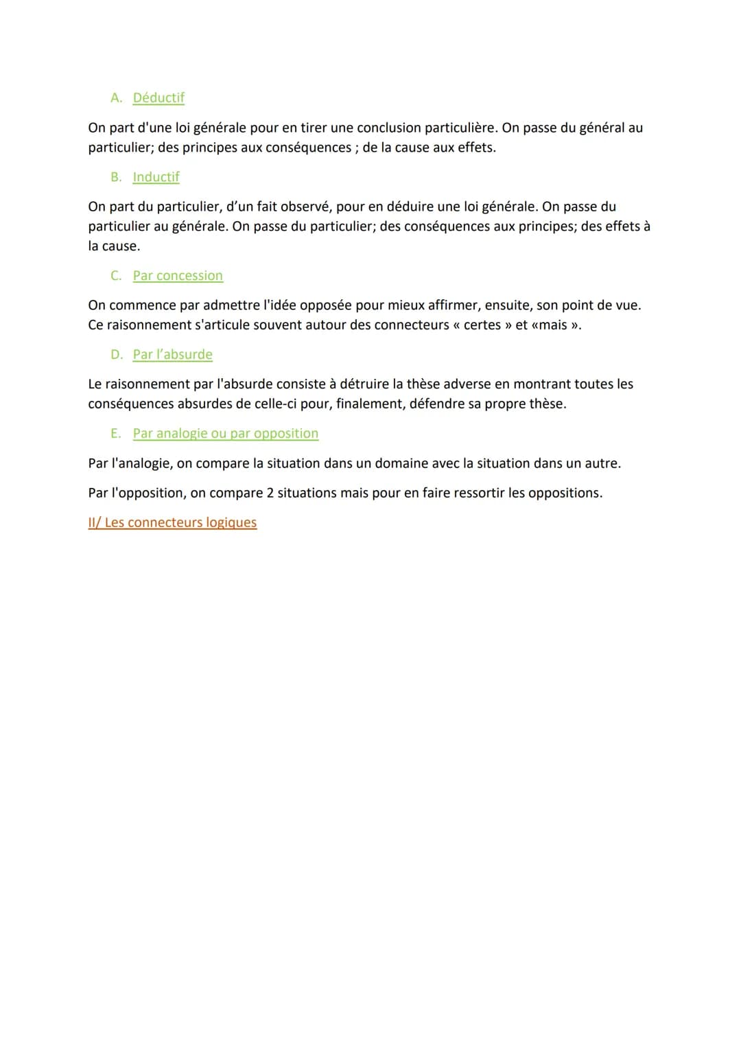 Qu'est-ce que l'argumentation ?
A. Définition
Fiche 1: L'argumentation
C'est défendre une thèse (une affirmation), une prise de position sur