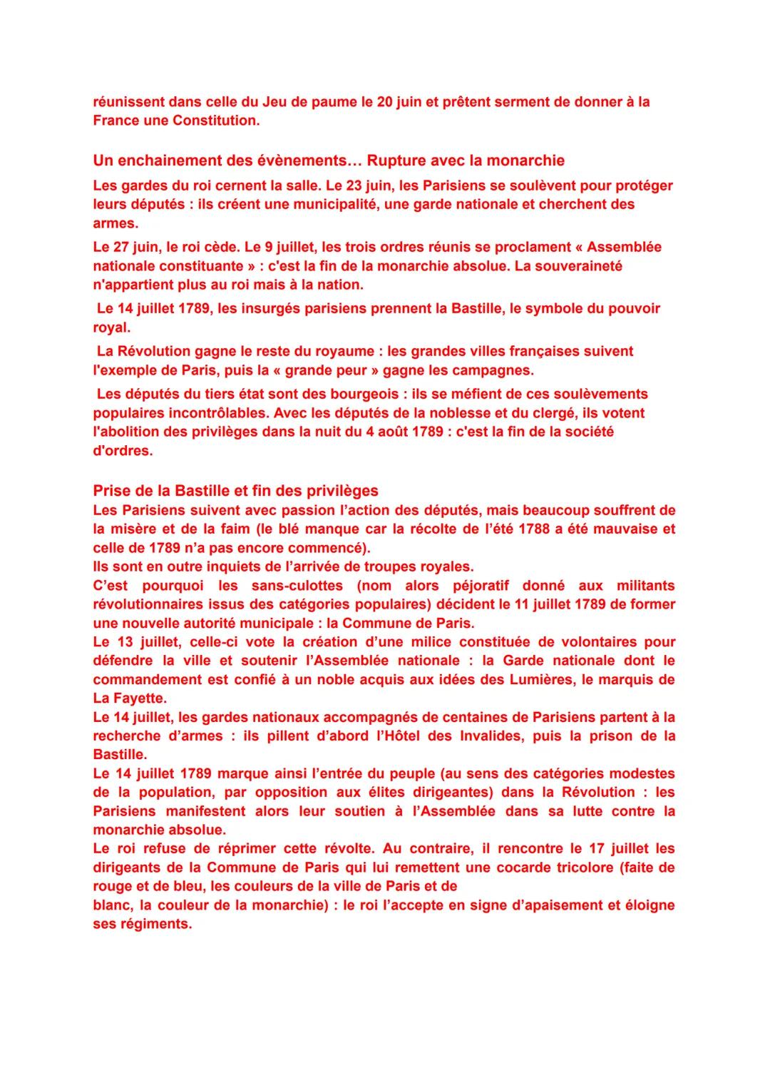 # H1. La Révolution française et l'Empire, vers une
conception moderne de la nation

La Révolution française est un événement majeur de la f
