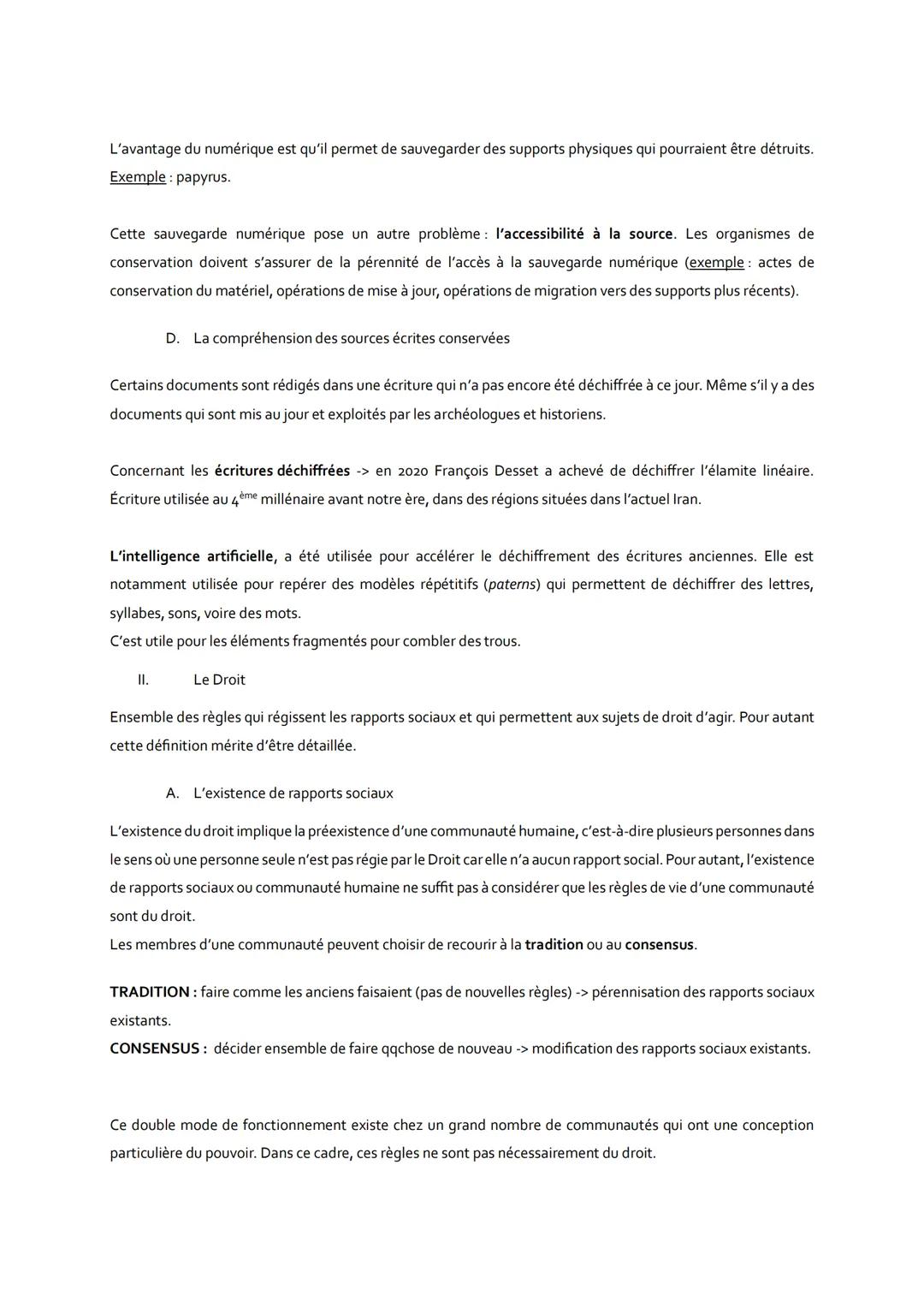 --- OCR Start ---
1.
L'Histoire
HISTOIRE DU DROIT PRIVE
INTRODUCTION
Il n'y a pas de définition stricte du mot histoire. Pour autant, en tan