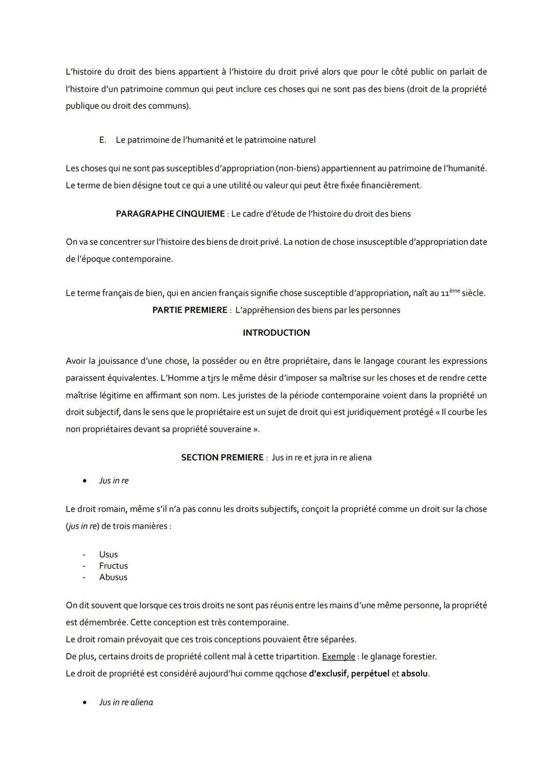 --- OCR Start ---
1.
L'Histoire
HISTOIRE DU DROIT PRIVE
INTRODUCTION
Il n'y a pas de définition stricte du mot histoire. Pour autant, en tan